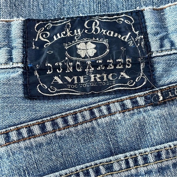 Vtg Lucky Brand Men’s Strait Loose Fit Dungaree Jeans Sz 36 Casual Streetwear - Picture 7 of 7
